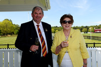 Member's drinks reception at Guards Polo Club's Royal Box - 08/05/2016.